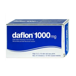 Daflon 1000mg - Thuốc điều trị bệnh trĩ hiệu quả