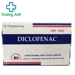 Diclofenac DP Hà Nội (viên) - Thuốc chống viêm, giảm đau xương khớp hiệu quả