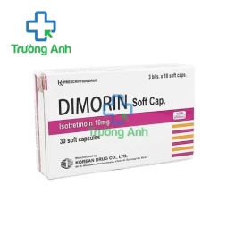 Dimorin 10mg - Thuốc điều trị trứng cá nặng hiệu quả của Hàn Quốc