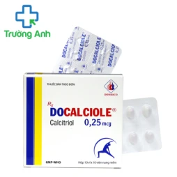 Docalciole 0,25mcg - Điều chỉnh bất thường chuyển hóa Ca và phosphat của Domesco