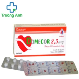 Domecor 2,5mg - Thuốc điều trị tăng huyết áp, suy tim hiệu quả