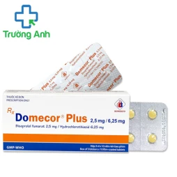 Domecor plus 2,5mg/6,25mg - Thuốc điều trị tăng huyết áp hiệu quả