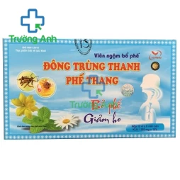 Đông trùng thanh phế thang (viên ngậm) - Giúp bổ bế giảm ho hiệu quả của TC Pharma