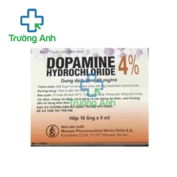 Dopamine hydrochloride 4% Warsaw - Thuốc điều trị tình trạng huyết động của Poland