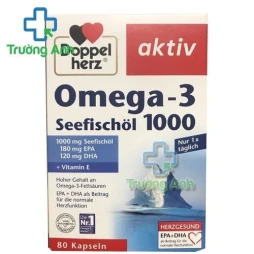 Viên uống Doppelherz Omega-3 Seefischol 1000 bổ sung Omega 3 hiệu quả