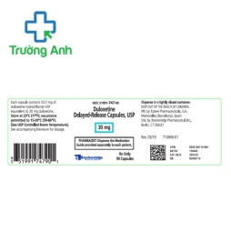 Duloxetine Delayed-Relaese 30mg Breckenridge - Thuốc điều trị trầm cảm hiệu quả