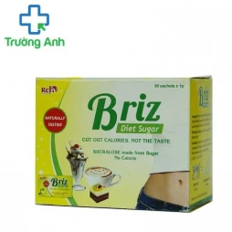 Đường ăn kiêng Briz 15mg (Hộp 100 gói)