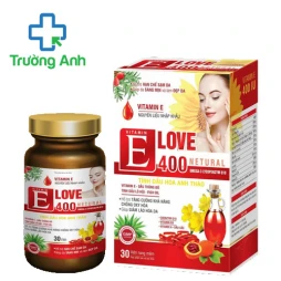 E love Netural 400 Omega-3 Lycopenzym Q10 Diopharco - Chống oxy hóa hiệu quả