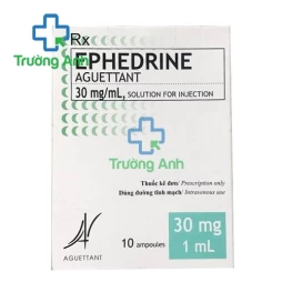 Ephedrine Aguettant 30mg/ml - Thuốc điều trị hạ huyết áp trong gây mê