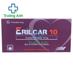 Erilcar 10 - Thuốc điều trị tăng huyết áp của Pymepharco