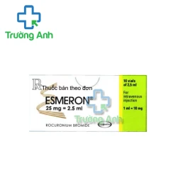 Esmeron 25mg/2,5ml MSD - Thuốc gây mê hiệu quả