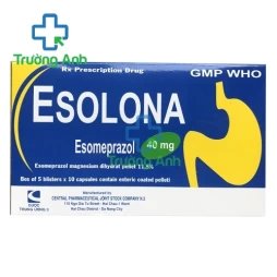 Esolona 40mg - Thuốc điều trị viêm loét dạ dày, tá tràng lành tính của TW3