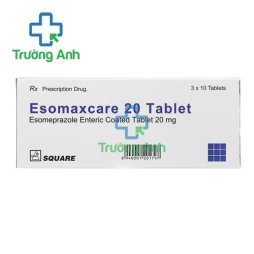 Esomaxcare 20 Tablet Square - Điều trị trào ngược dạ dày - thực quản