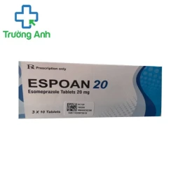 Espoan 20mg - Thuốc dự phòng và điều trị tình trạng tái viêm loét dạ dày, tá tràng hiệu quả