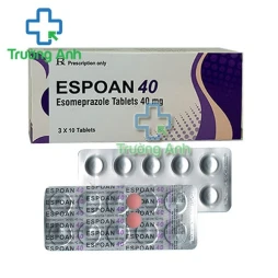 Espoan 40 - Thuốc điều trị  trào ngược dạ dày thực quản hiệu quả của Sterling