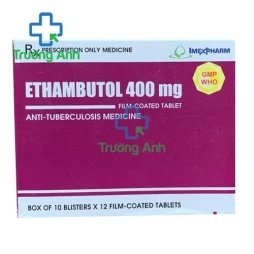 Ethambutol 400mg Imexpharm - Thuốc điều trị bệnh lao hiệu quả