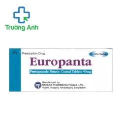 Europanta 40mg Navana - Thuốc điều trị loét dạ dày tá tràng hiệu quả