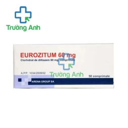 Eurozitum 60mg - Thuốc điều trị đau thắt ngực hiệu quả của Romania