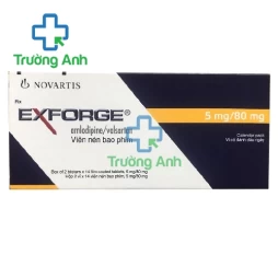 Exforge 5/80 mg - Thuốc điều trị tang huyet ap vo can