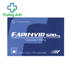 Fapinvir 500mg - Thuốc điều trị nhiễm virus hiệu quả của Pymepharco