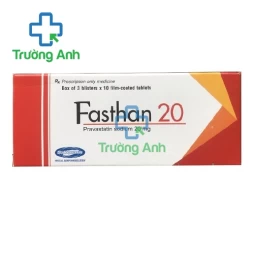 Fasthan 20 - Thuốc điều trị tăng cholesterol, rối loạn lipid máu hiệu quả