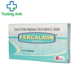 Fercalmin - Viên Uống Giúp Bổ Sung Canxi  của Ấn Độ