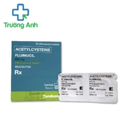 Fluimucil 600mg Zambon - Thuốc điều trị nhiễm trùng đường hô hấp