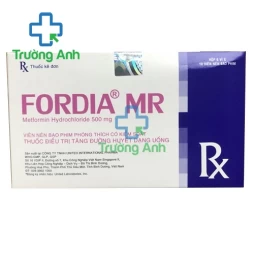 Fordia MR 500mg - Thuốc điều trị đái tháo đường tuýp 2 hiệu quả