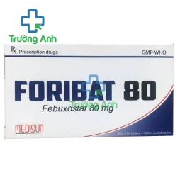 Foribat 80 - Thuốc điều trị tăng acid uric máu ở người bị gout