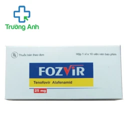 Fozvir 25mg Medisun - Thuốc điều trị viêm gan B hiệu quả