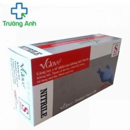 GĂNG TAY Y TẾ NITRILE MÀU TRẮNG VGLOVE