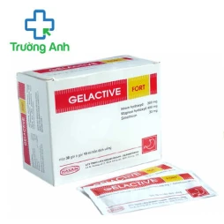 Gelactive Fort - Thuốc hỗ trợ điều trị viêm loét dạ dày hiệu quả của Hasan