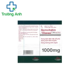 Gemcitabin Ebewe 1000mg - Thuốc điều trị ung thư hiệu quả của Áo