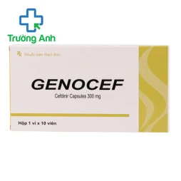 GENOCEF - Thuốc điều trị nhiễm trùng nhẹ đến vừa của Ấn Độ