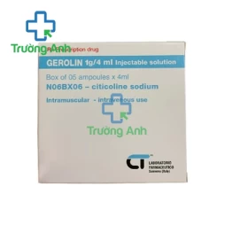 Gerolin 1g/4ml Injectable solution - Thuốc trị tai biến mạch máu não