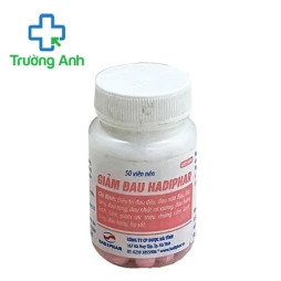 Giảm đau Hadiphar - Thuốc giảm đau, hạ sốt hiệu quả (10 hộp)