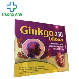 Ginkgo biloba 360mg Magnesium - Giúp tăng cường lưu thông máu lên não hiệu quả