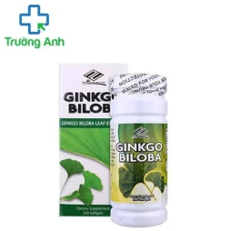 Ginkgo Biloba Nuhealth 60mg 200 viên - Giúp tăng cường lưu thông mạch máu hiệu quả