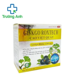 Ginkgo Roxtech Cao Việt Quất (H/100 viên) mẫu vàng tăng cường tuần hoàn não