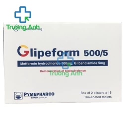 Glipeform 500/5 Pymepharco - Thuốc điều trị đái tháo đường hiệu quả