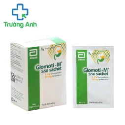 Glomoti-M 5/50 Sachet - Thuốc điều trị buồn nôn, chướng bụng