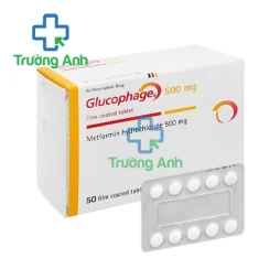 Glucophage 500mg Merck - Thuốc điều trị bệnh đái tháo đường hiệu quả của Pháp