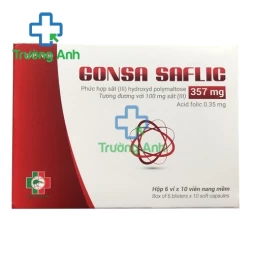 Gonsa saflic Mebiphar - Thuốc bổ sung Sắ và Acid folic