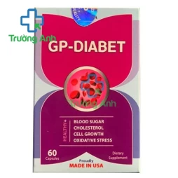 GP Diabet - Hỗ trợ điều trị tiểu đường, giảm cholesterol hiệu quả của Mỹ