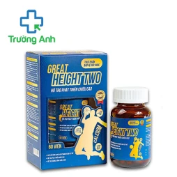 Great Height Two - Viên uống bổ sung canxi và vitamin D3 