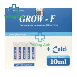 Grow-F - Giúp bổ sung calci, phòng ngừa loãng xương của Hamedi