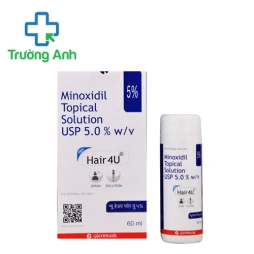 Hair 4U 5% Glenmark - Thuốc điều trị rụng tóc hiệu quả của Ấn Độ