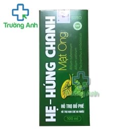 Hẹ-Húng chanh mật ong - Giúp bổ phổi, giảm ho hiệu quả của Olympia