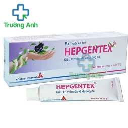 Hepgentex 10g Rousel - Thuốc bôi trị viêm da, côn trùng cắn (10 hộp)