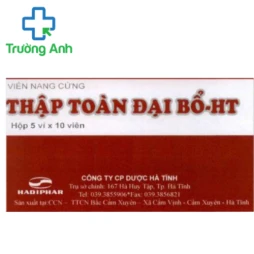 Thập toàn đại bổ - HT (viên nang) - Giúp ôn bổ khí huyết của Hadiphar